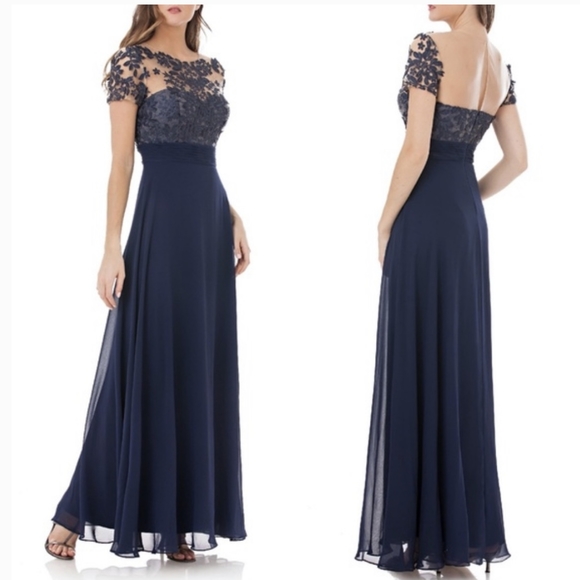 Navy Formal Dress - Picture 1 of 8